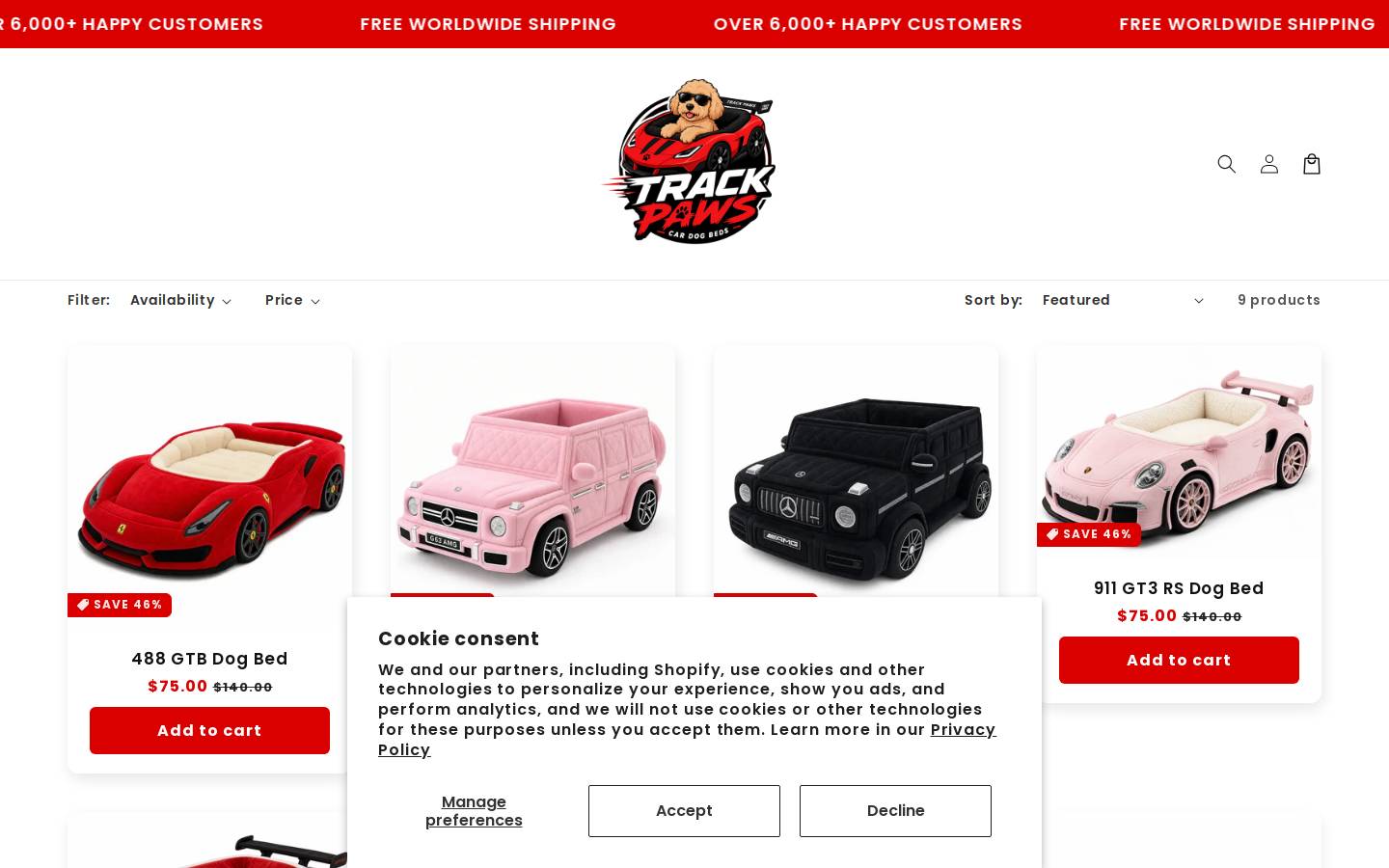 Otakutreasure homepage screenshot