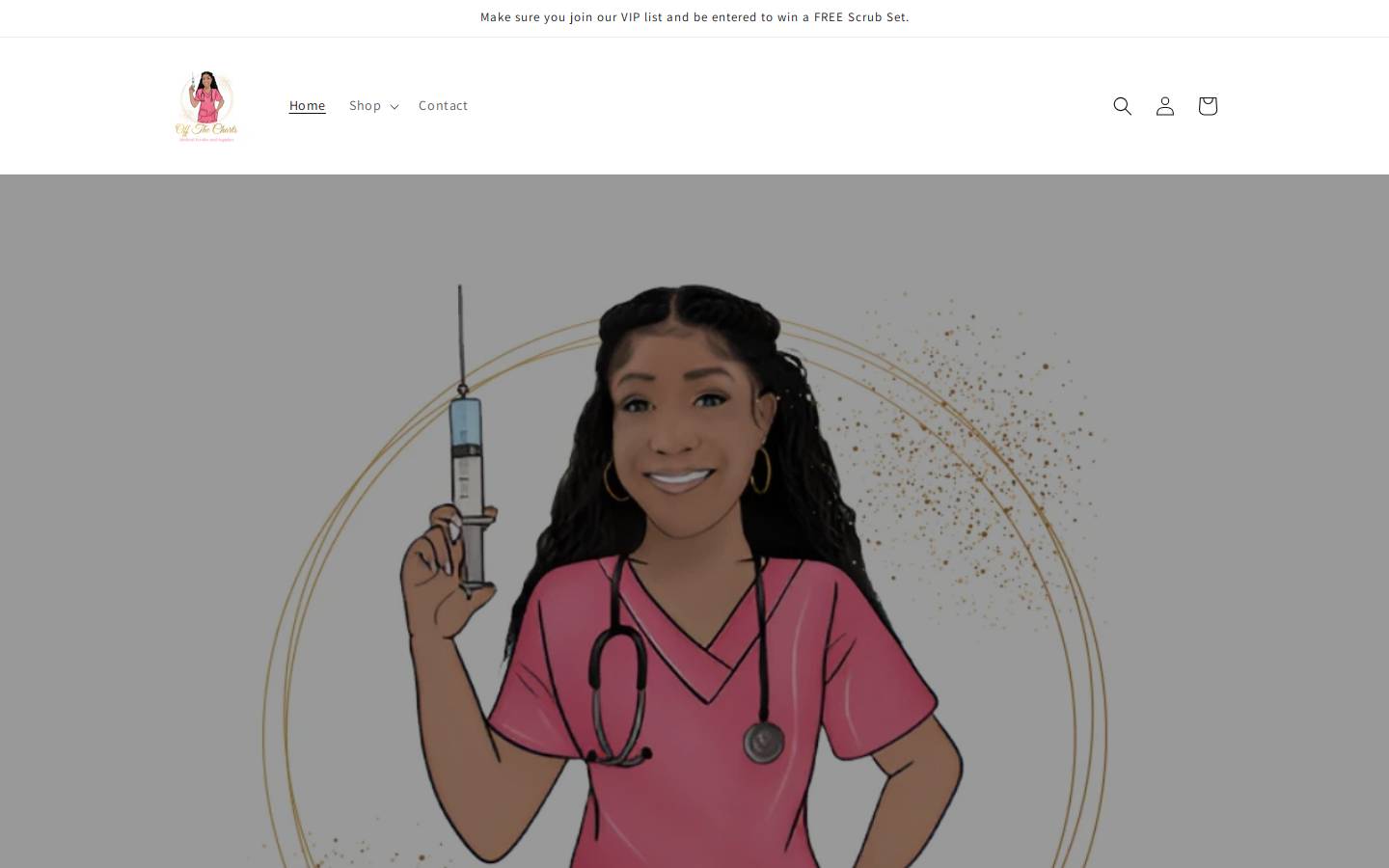 otcmedicalscrubs.com homepage screenshot