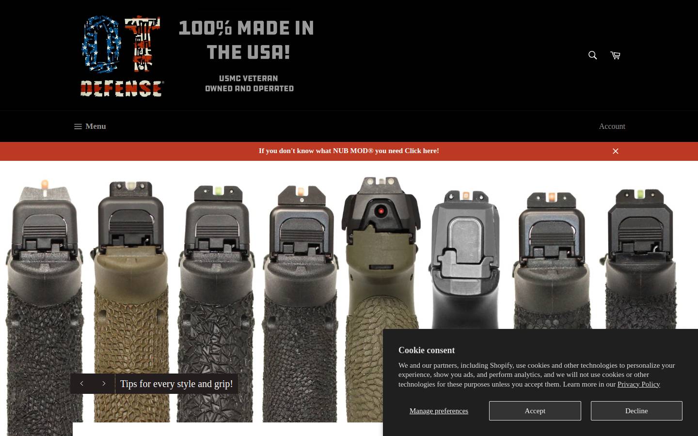 otdefense.net homepage screenshot