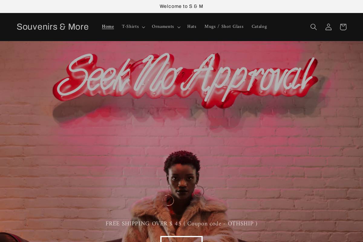 oth-gifts.com homepage screenshot