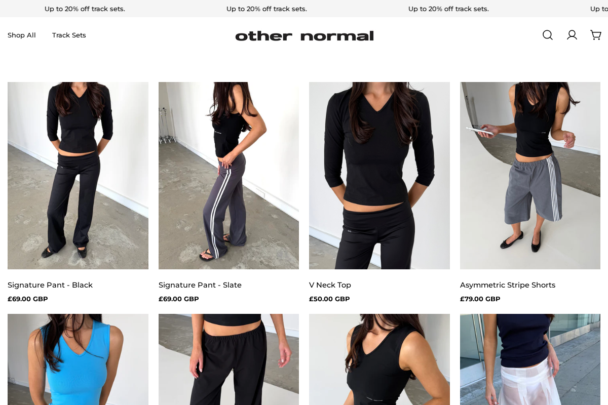 othernormal.co.uk homepage screenshot