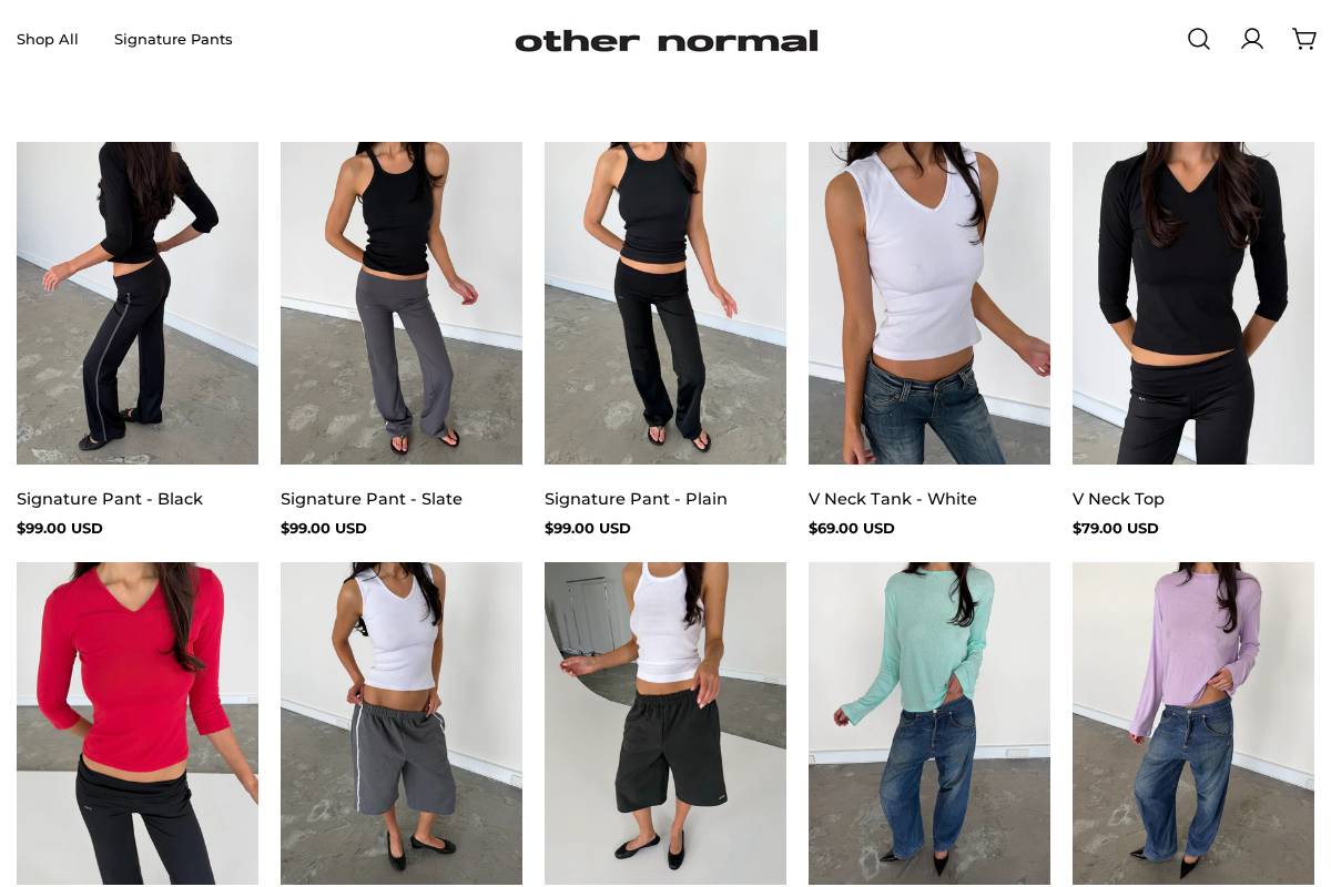 othernormal.co homepage screenshot
