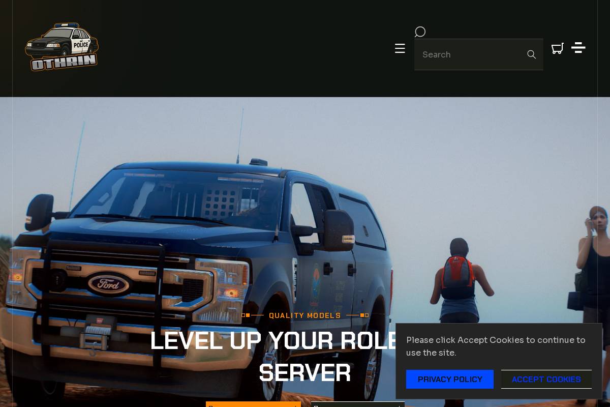 othrin.com homepage screenshot