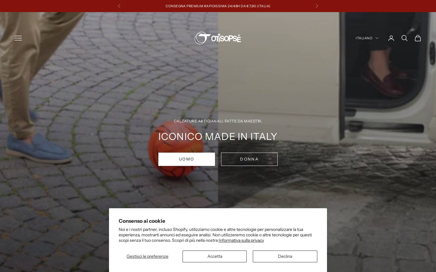 Otisopse homepage screenshot