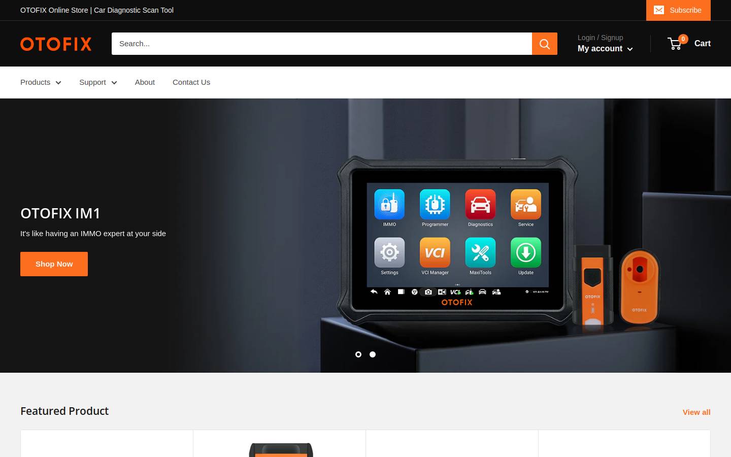 otofixshop.com homepage screenshot