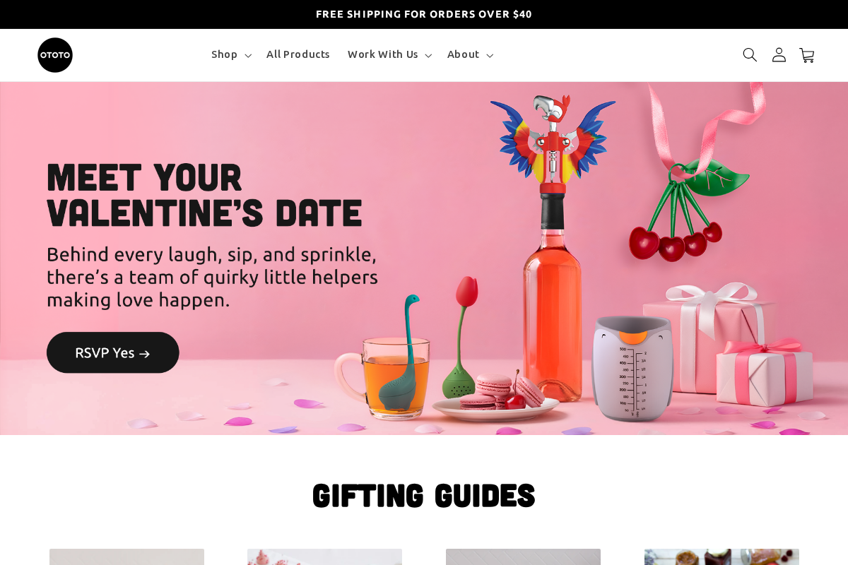 OTOTO homepage screenshot