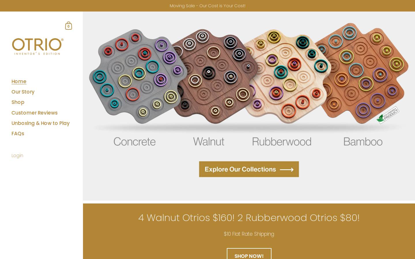 otrio.com homepage screenshot