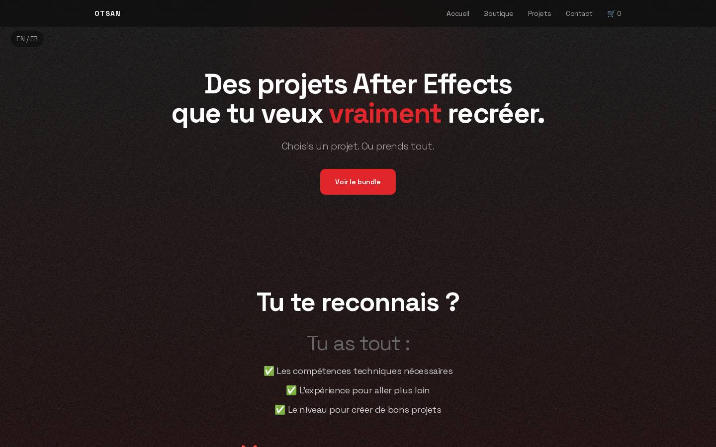 otsan.store homepage screenshot
