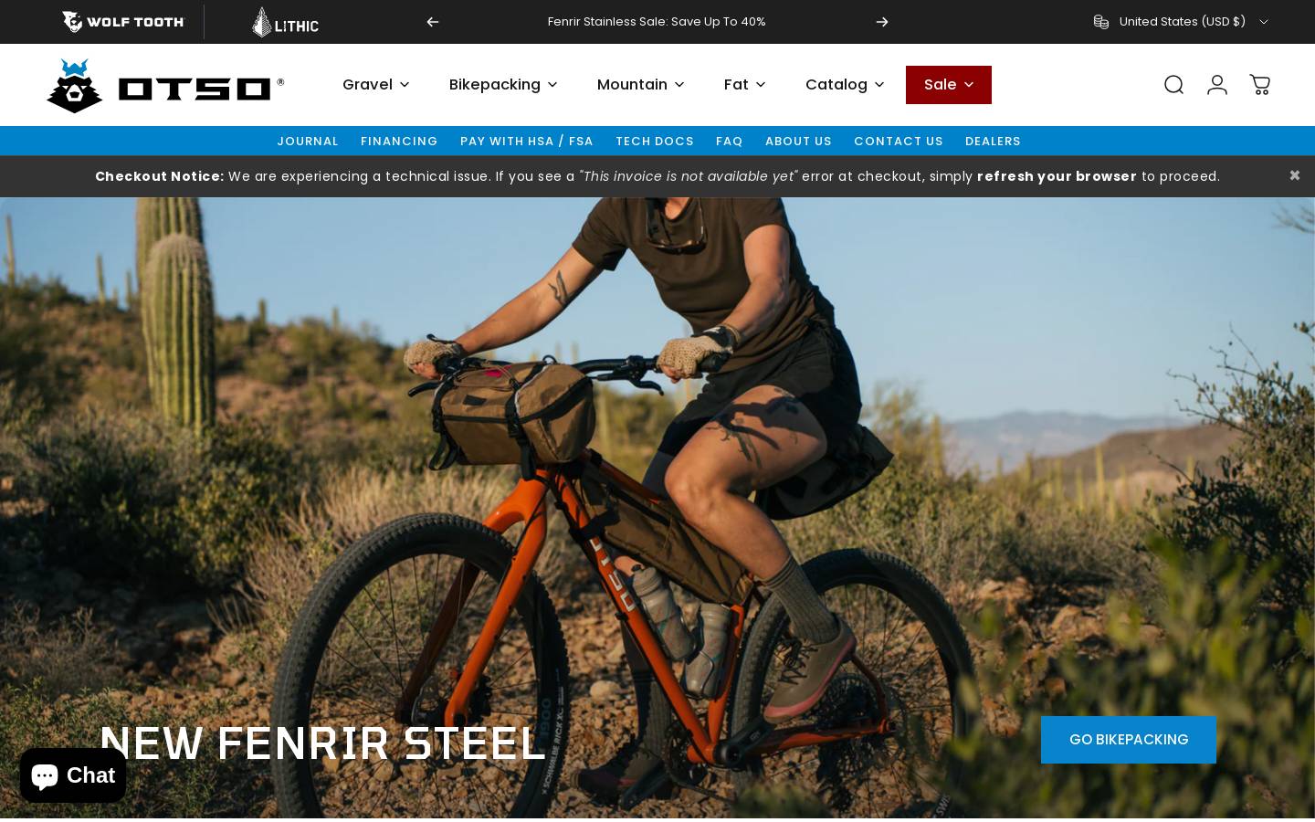 otso.bike homepage screenshot