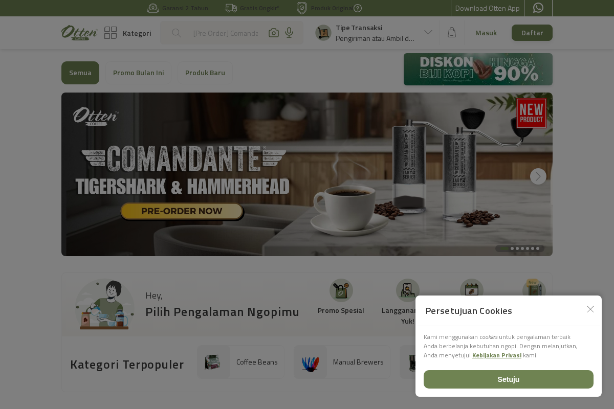 otten.coffee homepage screenshot