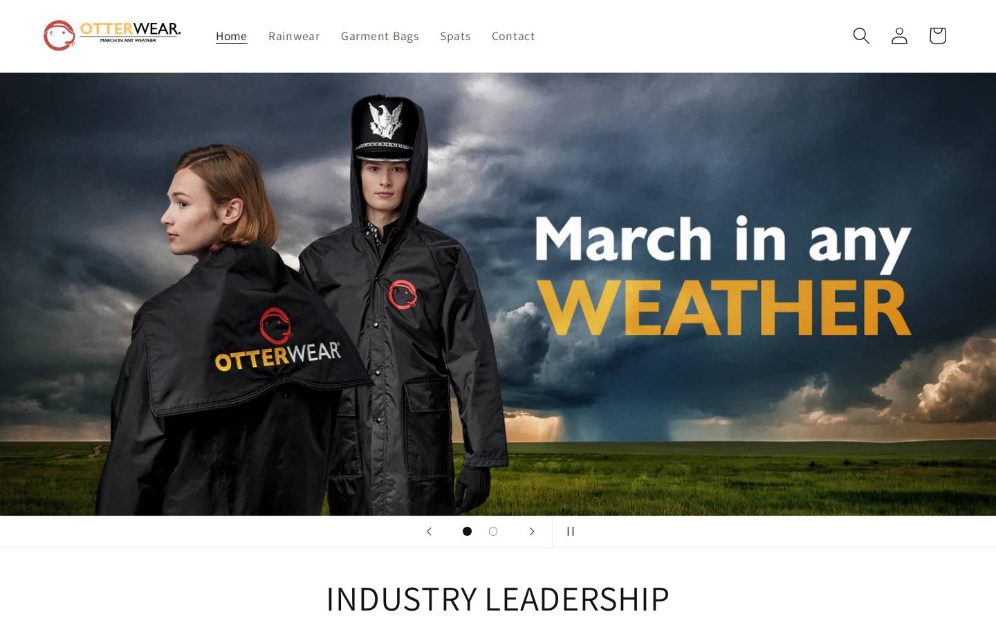 otterwearband.com homepage screenshot