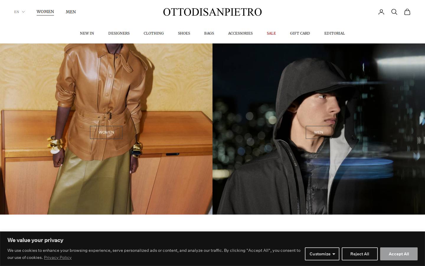 OTTODISANPIETRO homepage screenshot