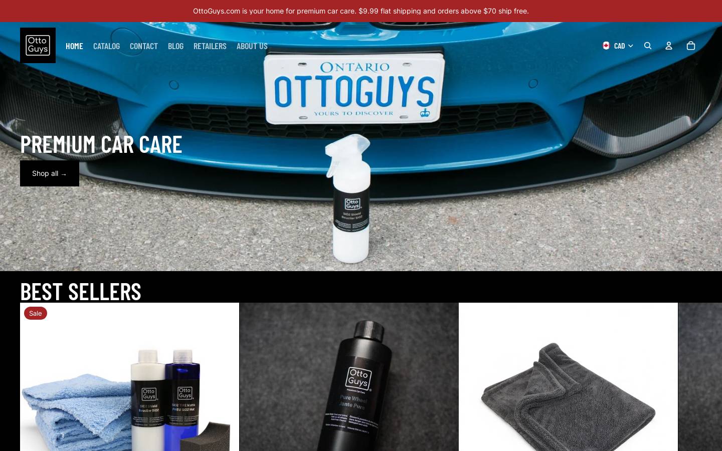 ottoguys.ca homepage screenshot