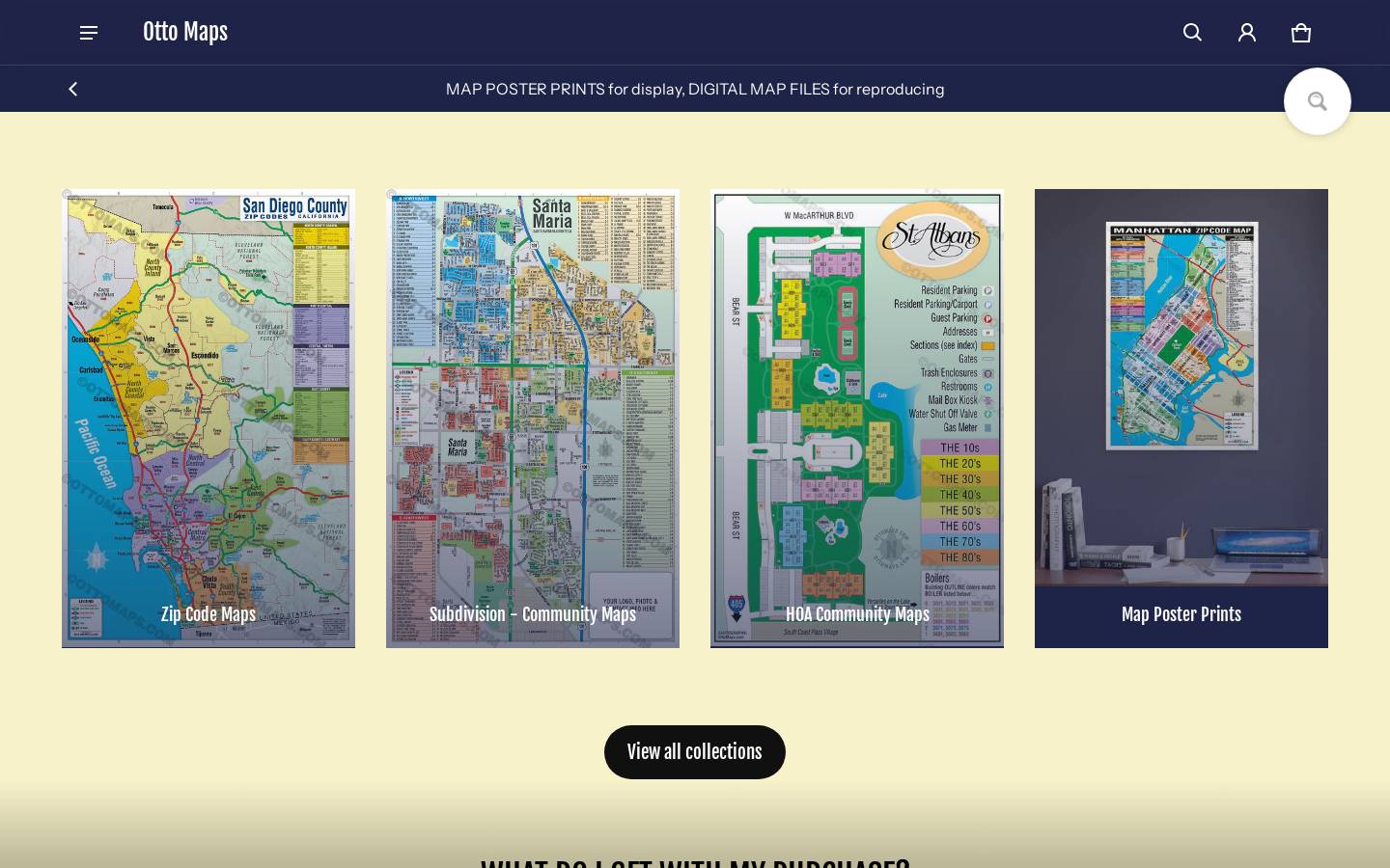ottomaps.com homepage screenshot