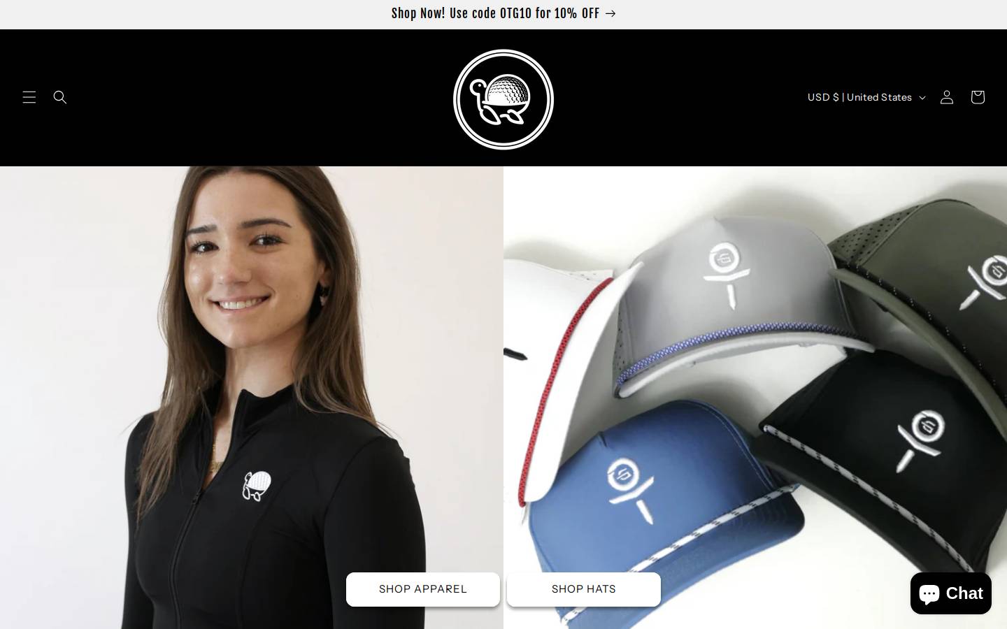 oturtlegolf.com homepage screenshot