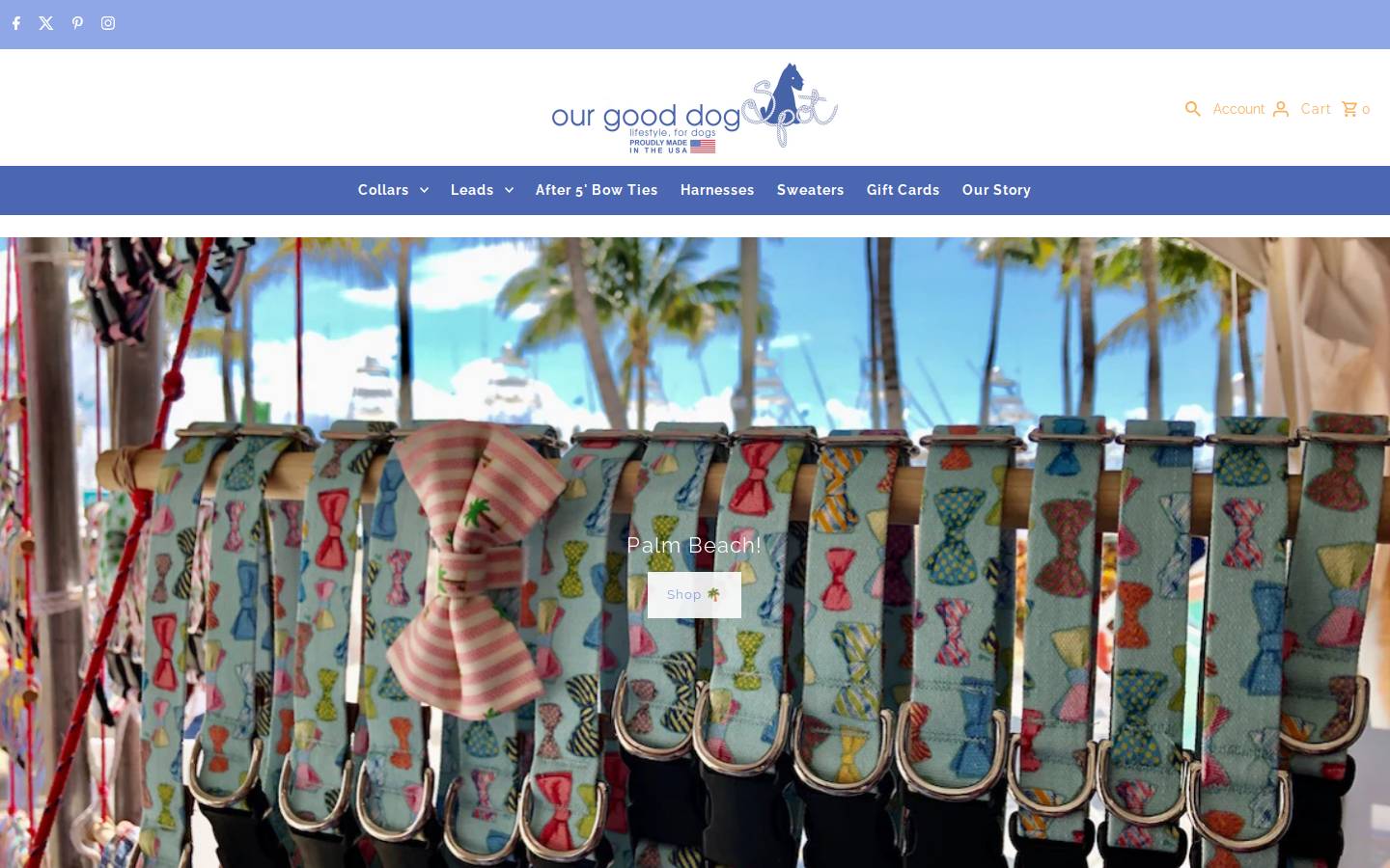ourgooddogspot.com homepage screenshot