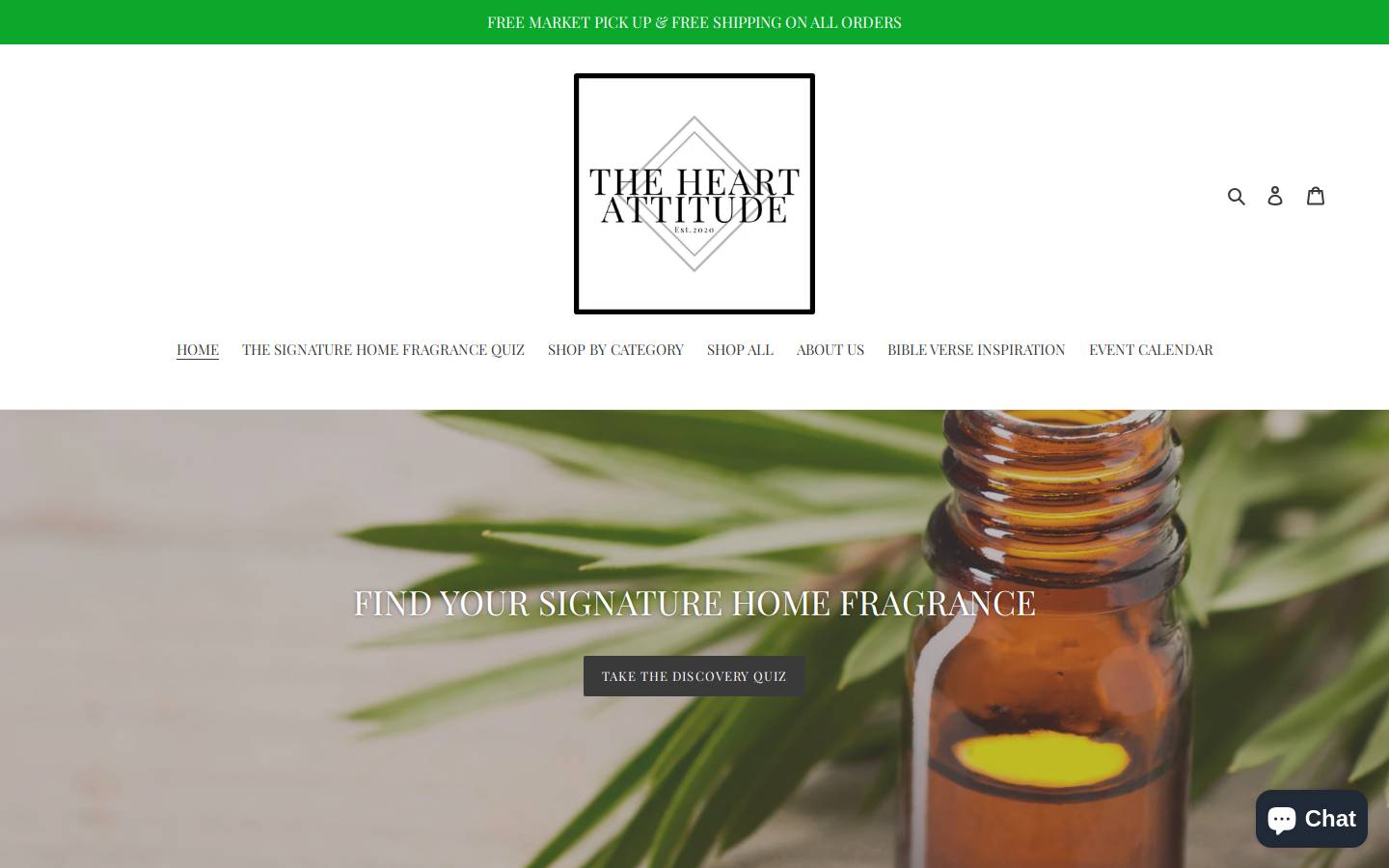 ourheartattitude.com homepage screenshot
