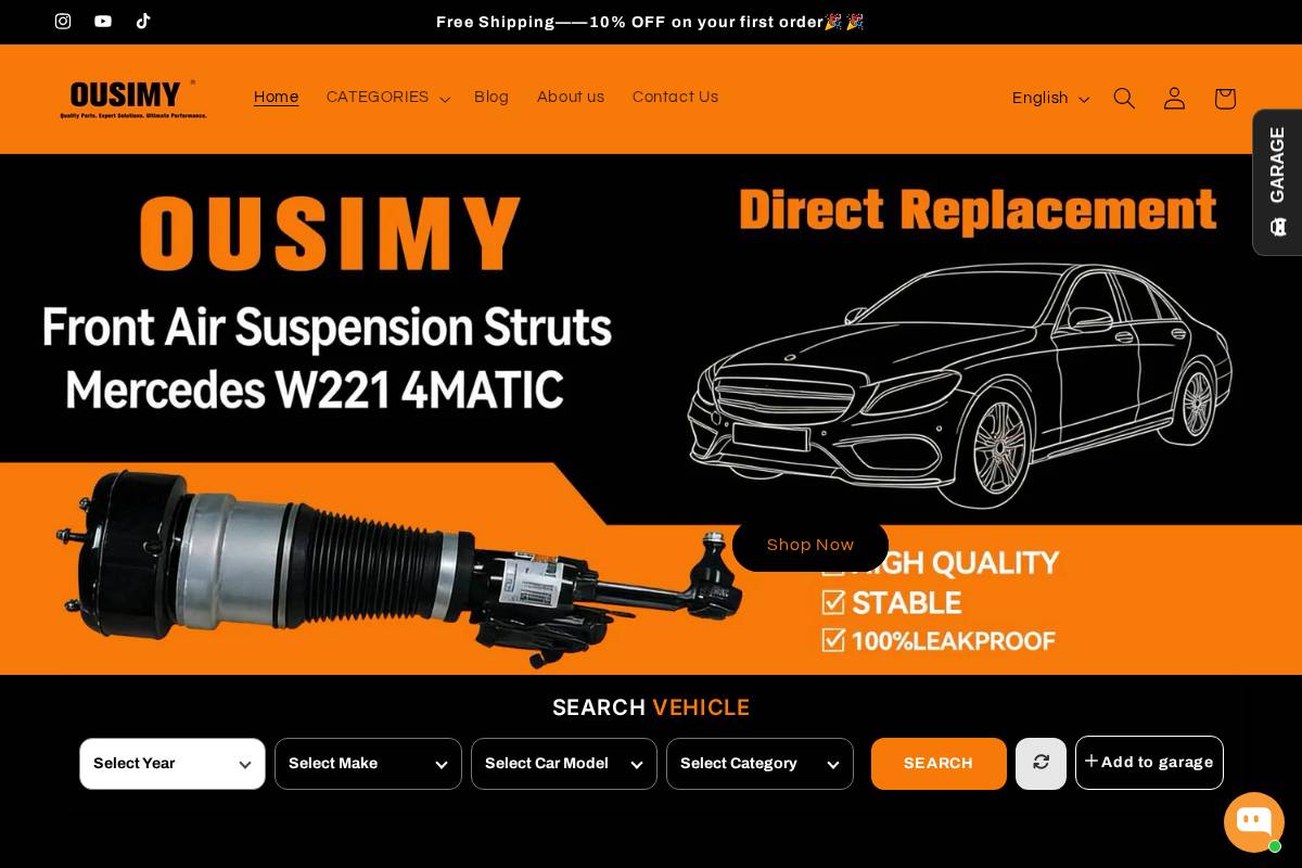 ousimy.com homepage screenshot