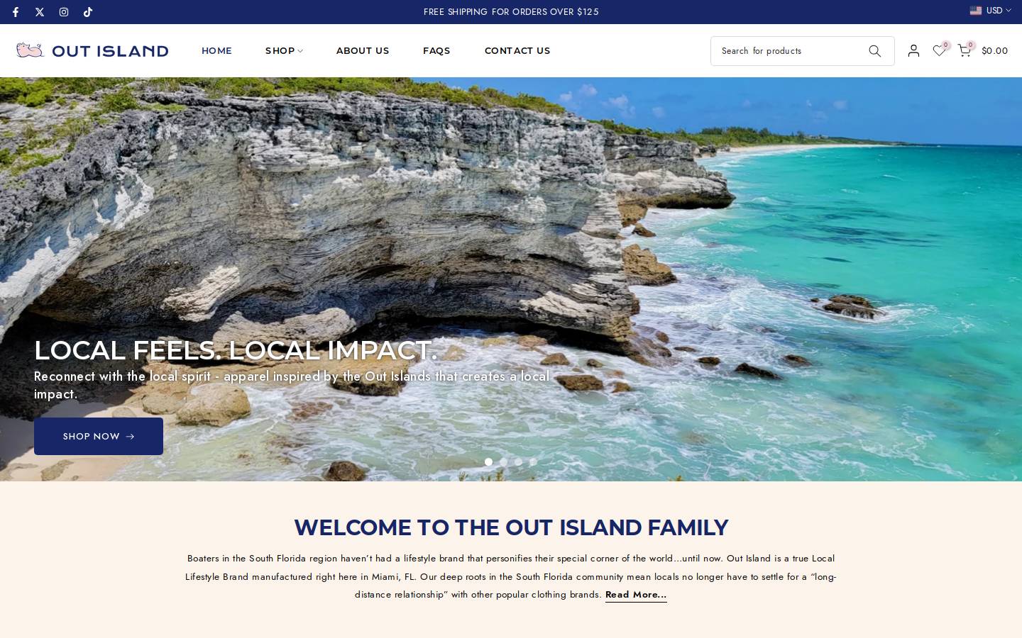 out-island.com homepage screenshot