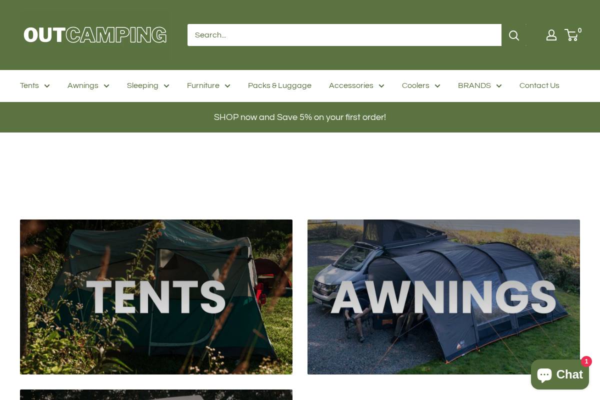 Outcamping homepage screenshot