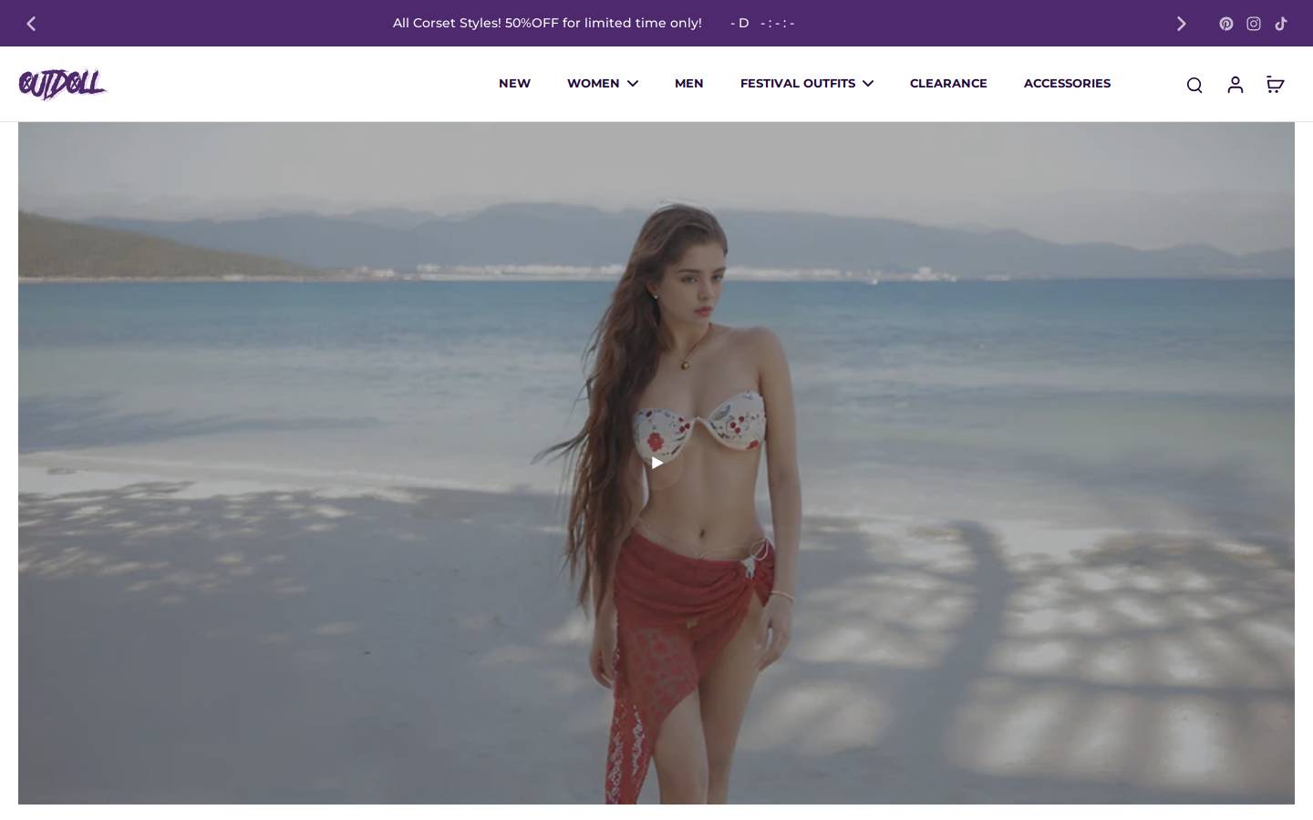 outdoll.fashion homepage screenshot