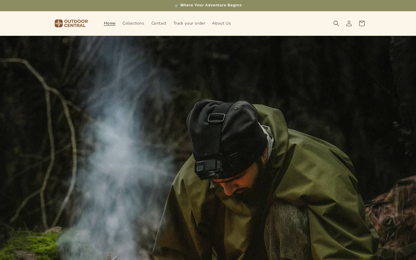 outdoor-central.com homepage screenshot