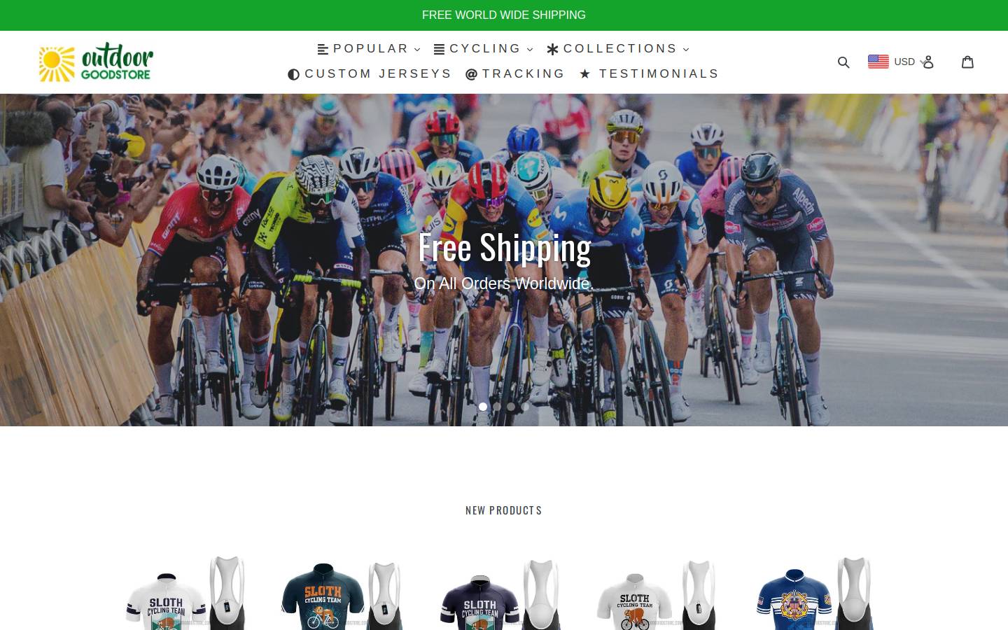 OUTDOORGOODSTORE.COM homepage screenshot