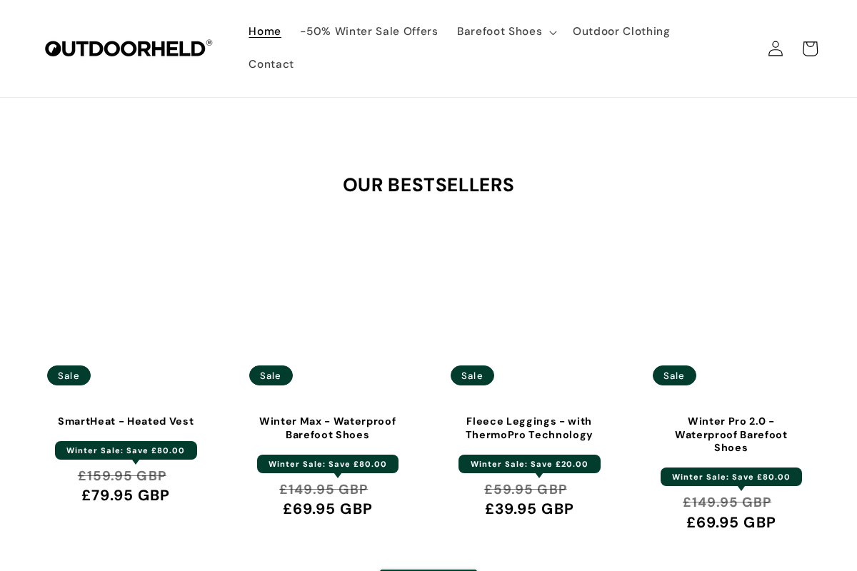 Outdoorheld homepage screenshot