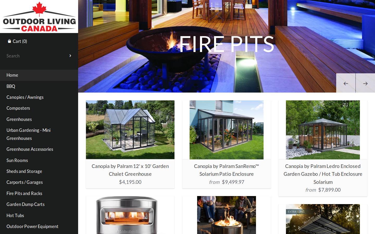 outdoorlivingcanada.com homepage screenshot