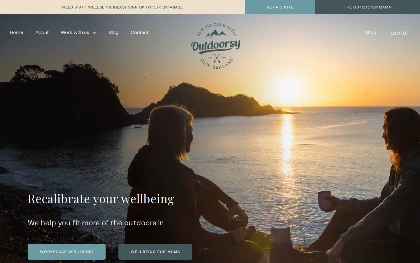 Outdoorsy homepage screenshot