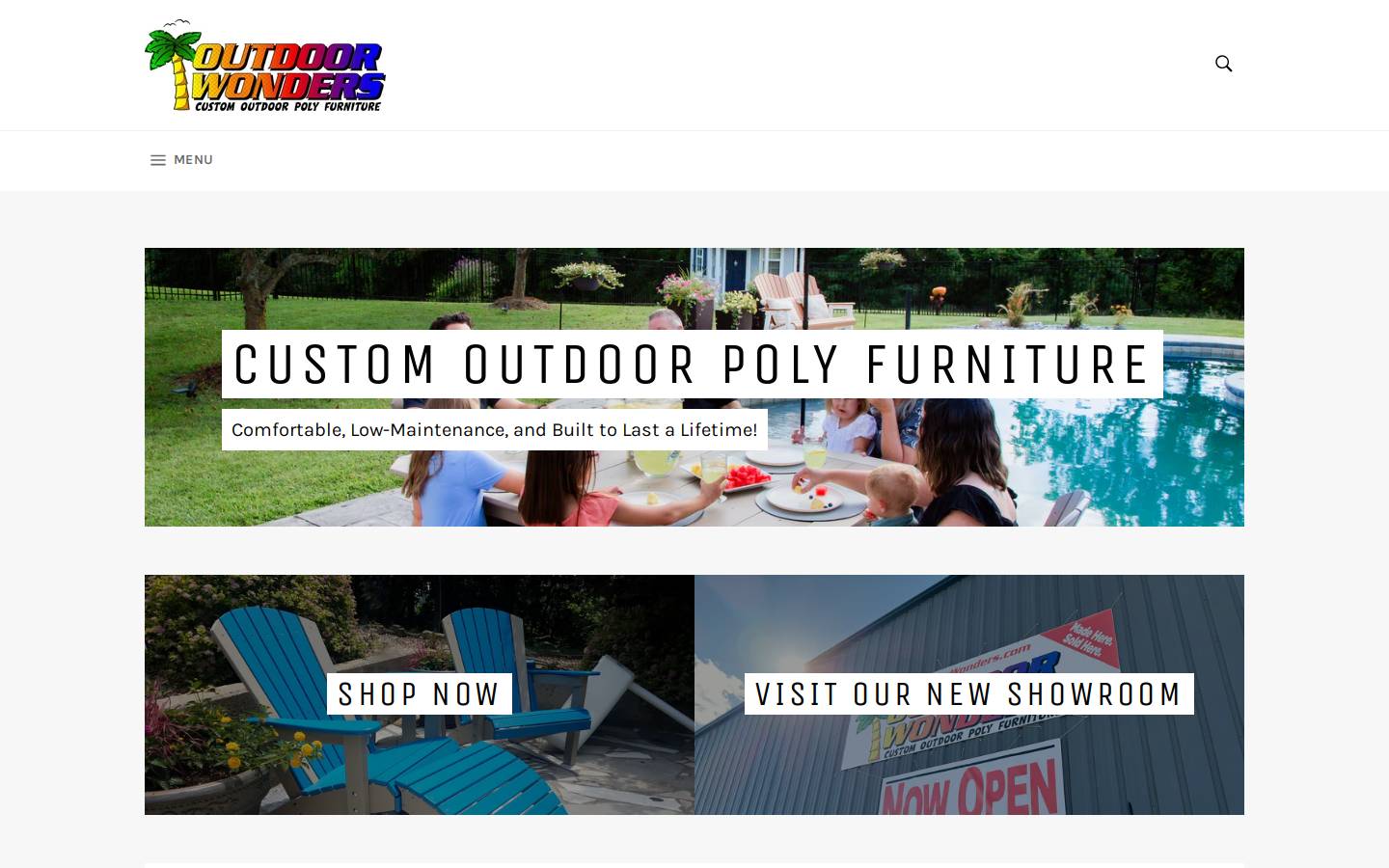 outdoorwonders.net homepage screenshot