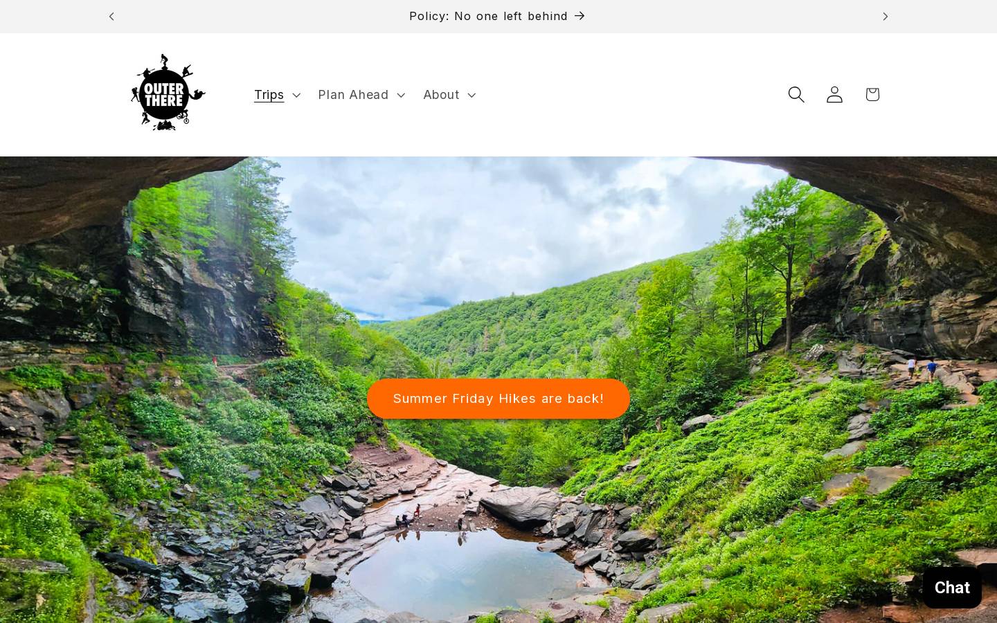outerthere.com homepage screenshot