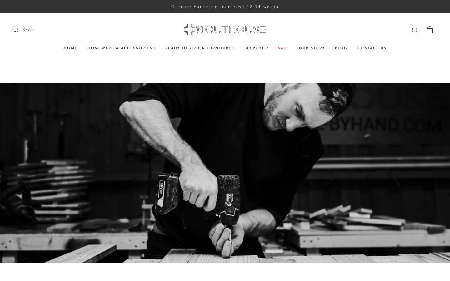 Outhouse homepage screenshot