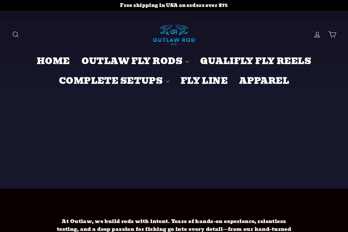 outlawrodco.com homepage screenshot
