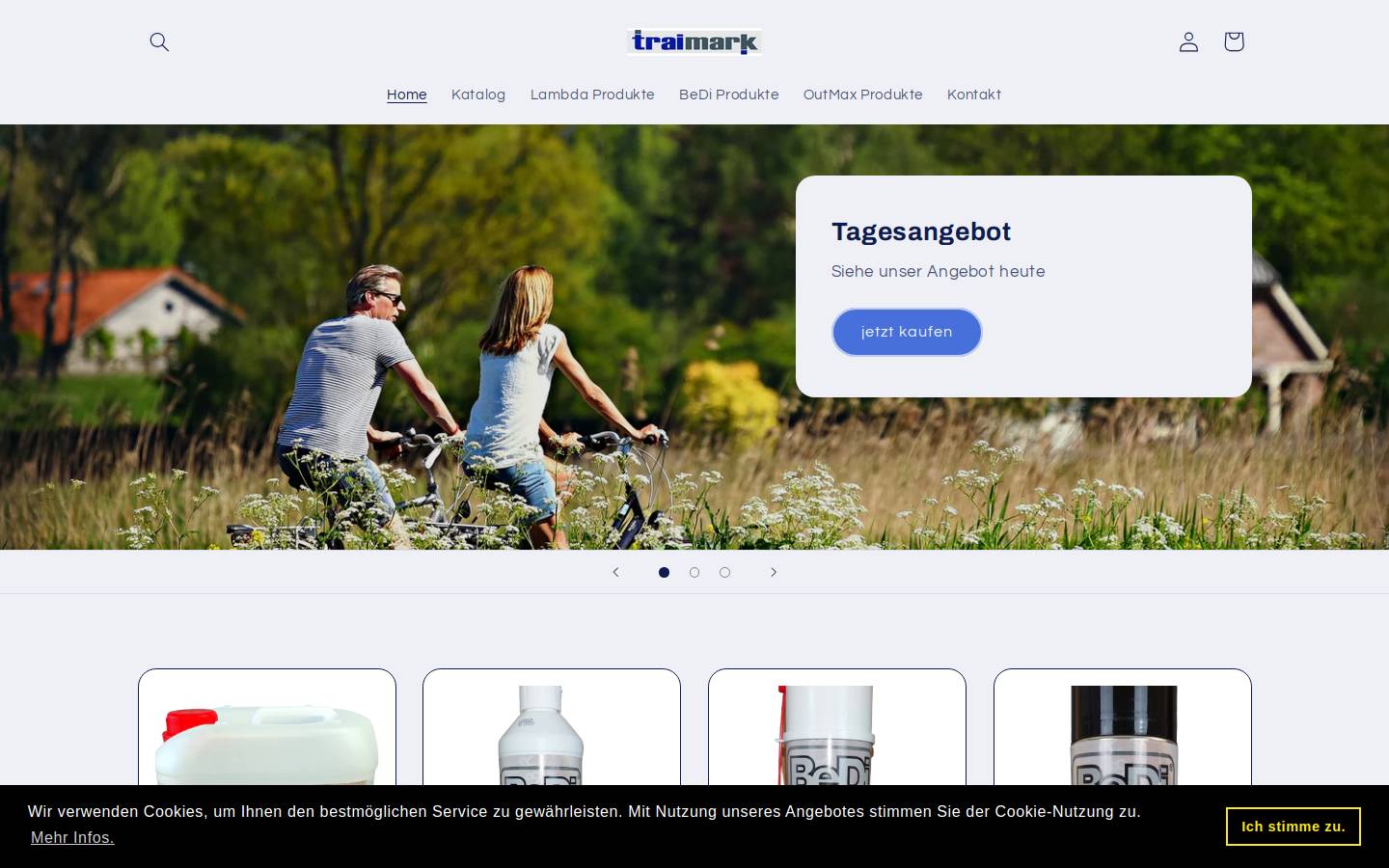 outmax.de homepage screenshot