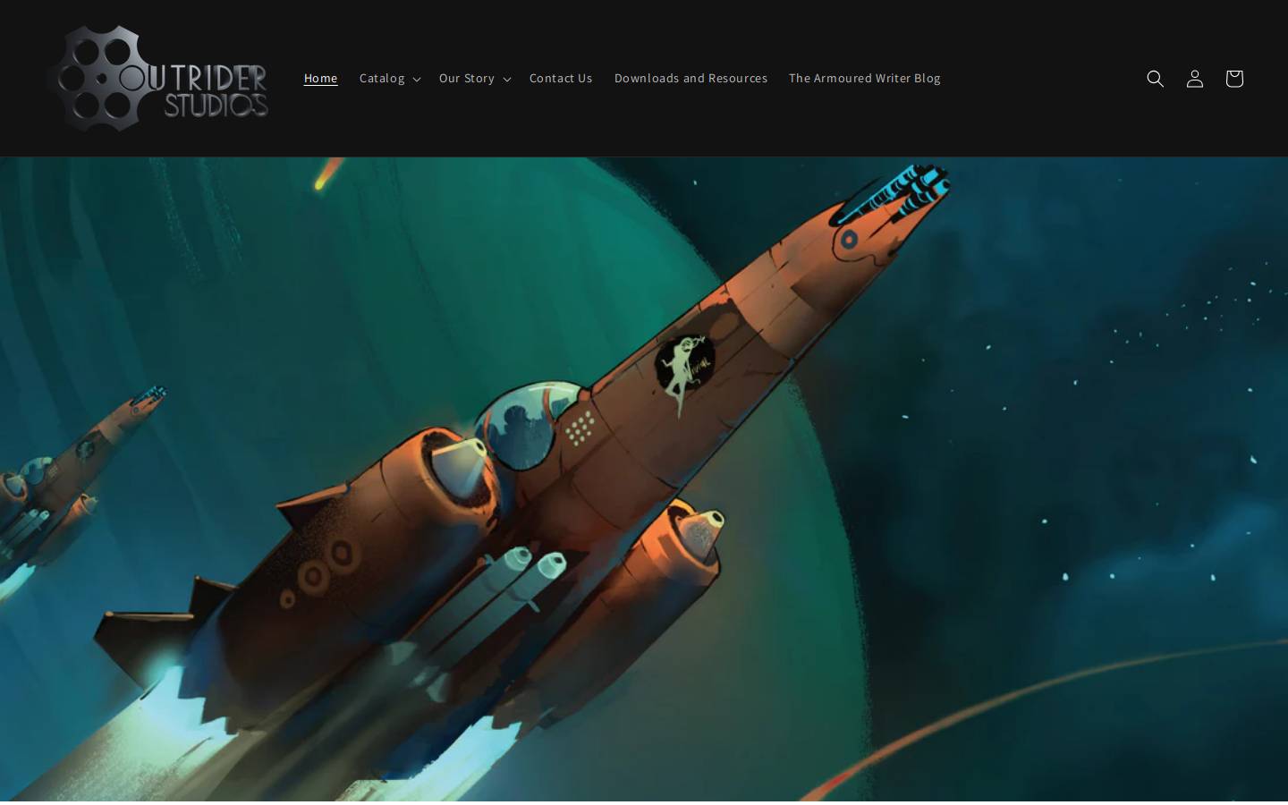 outriderstudios.com homepage screenshot