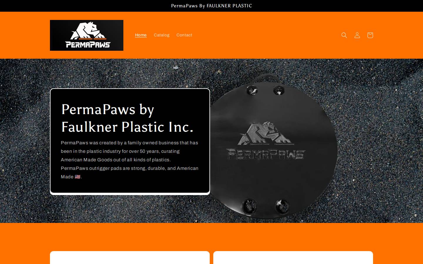 outriggerfeet.com homepage screenshot