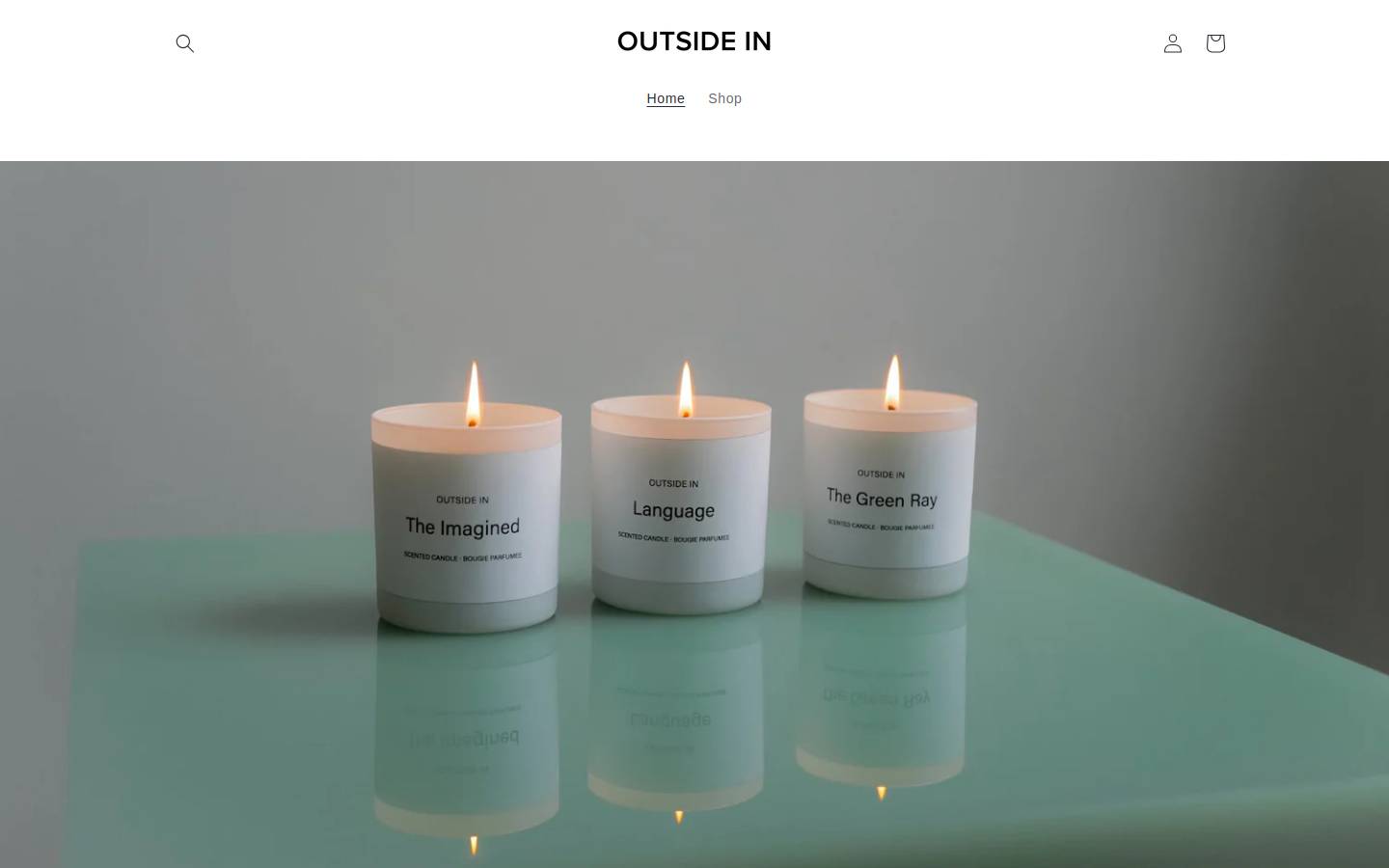 outsidein.store homepage screenshot
