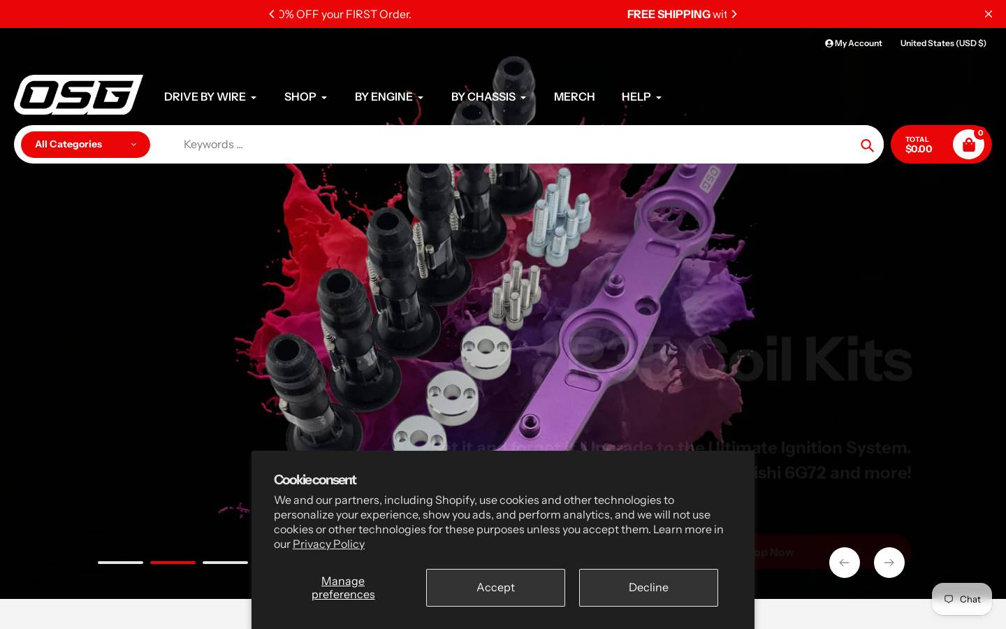 outsidergarage.com homepage screenshot