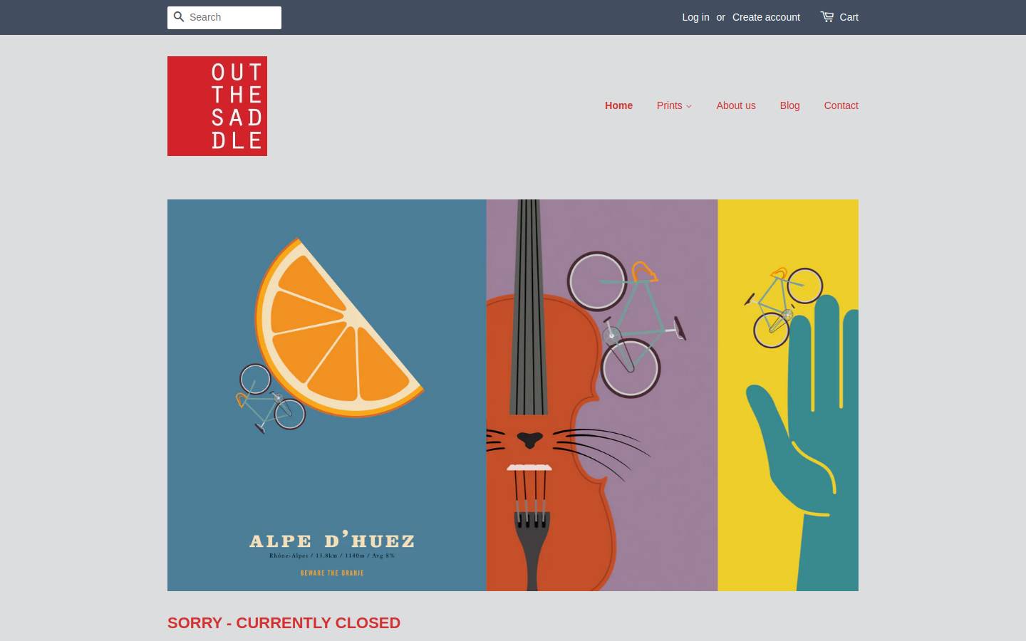 outthesaddle.com homepage screenshot