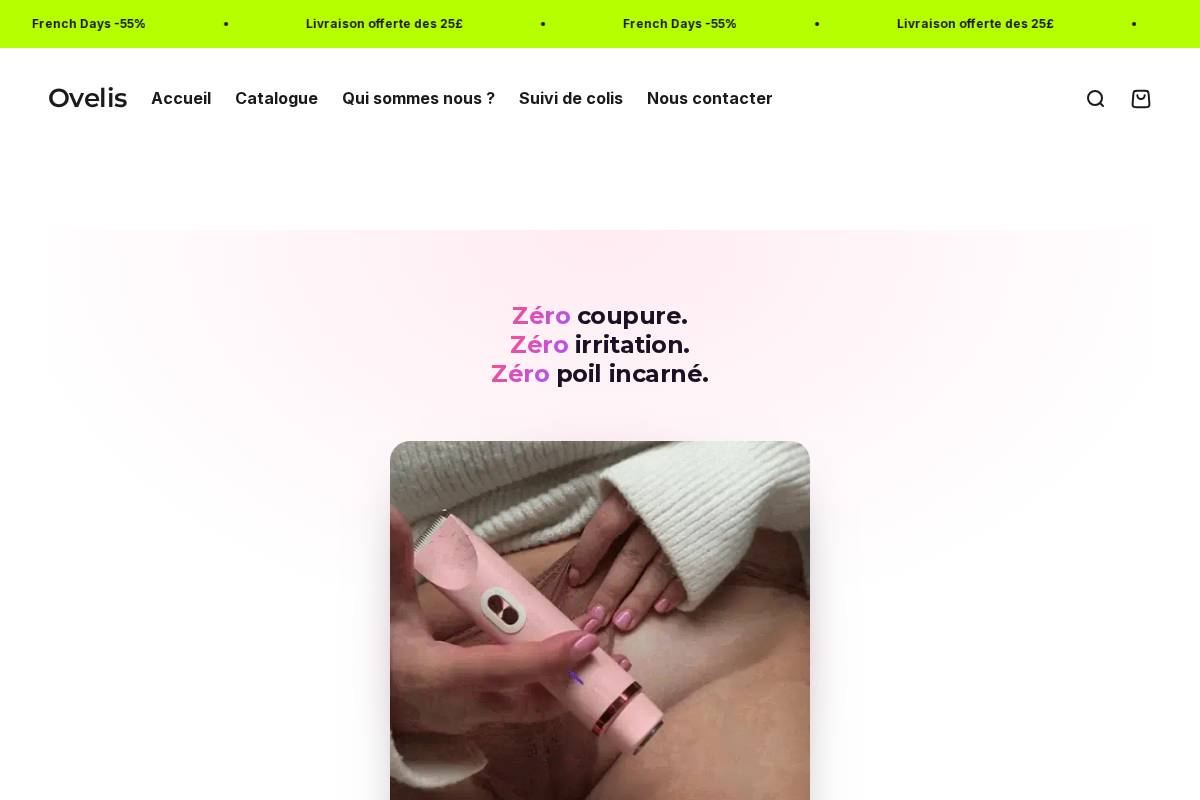ovelis.fr homepage screenshot
