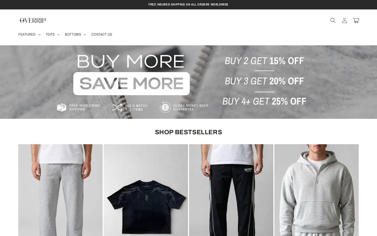 overobrand.com homepage screenshot