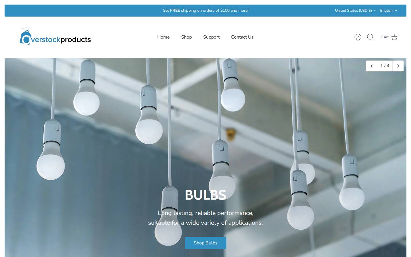 overstock-products.com homepage screenshot