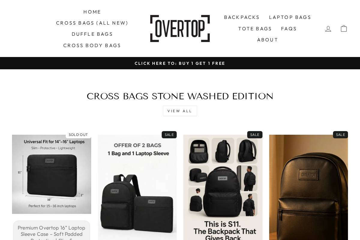 overtop.com.pk homepage screenshot