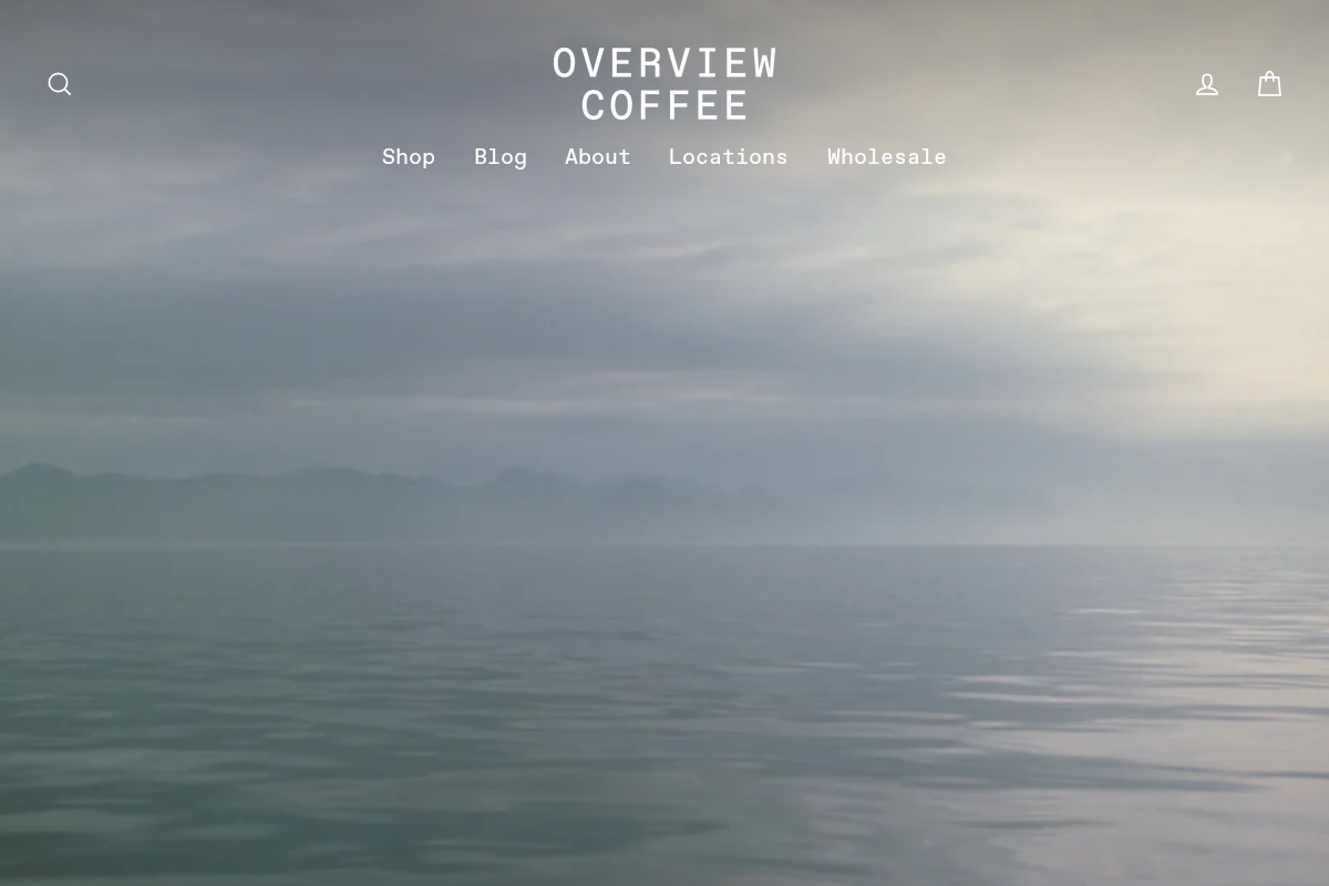 overviewcoffee.jp homepage screenshot