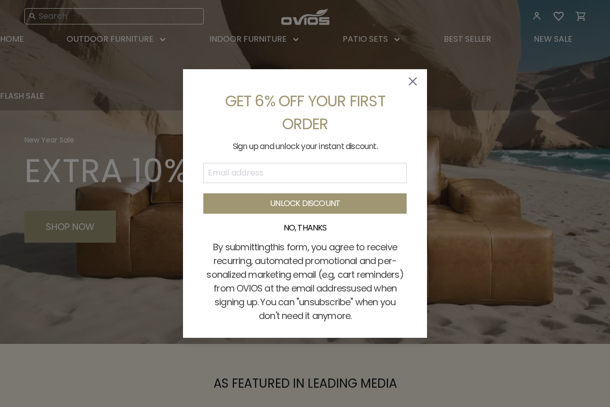 ovios-home.com homepage screenshot