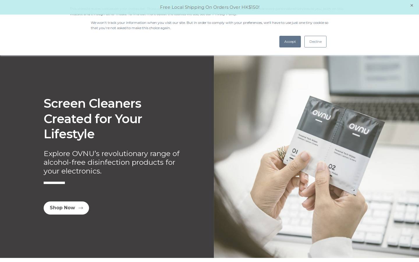 ovnu.com homepage screenshot