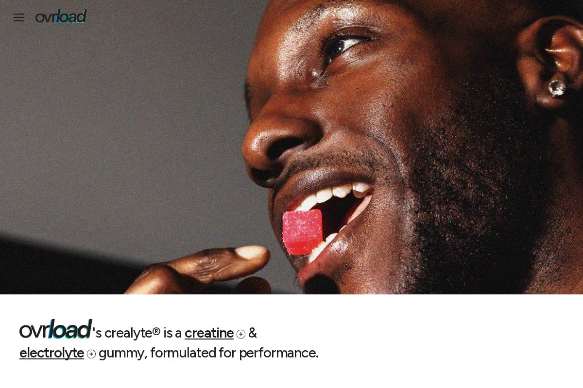 Ovrload homepage screenshot