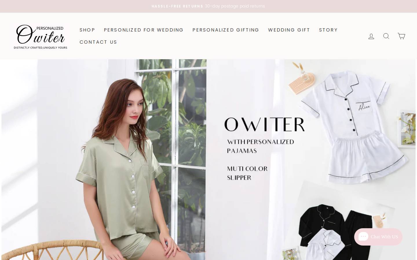 owiter.com homepage screenshot