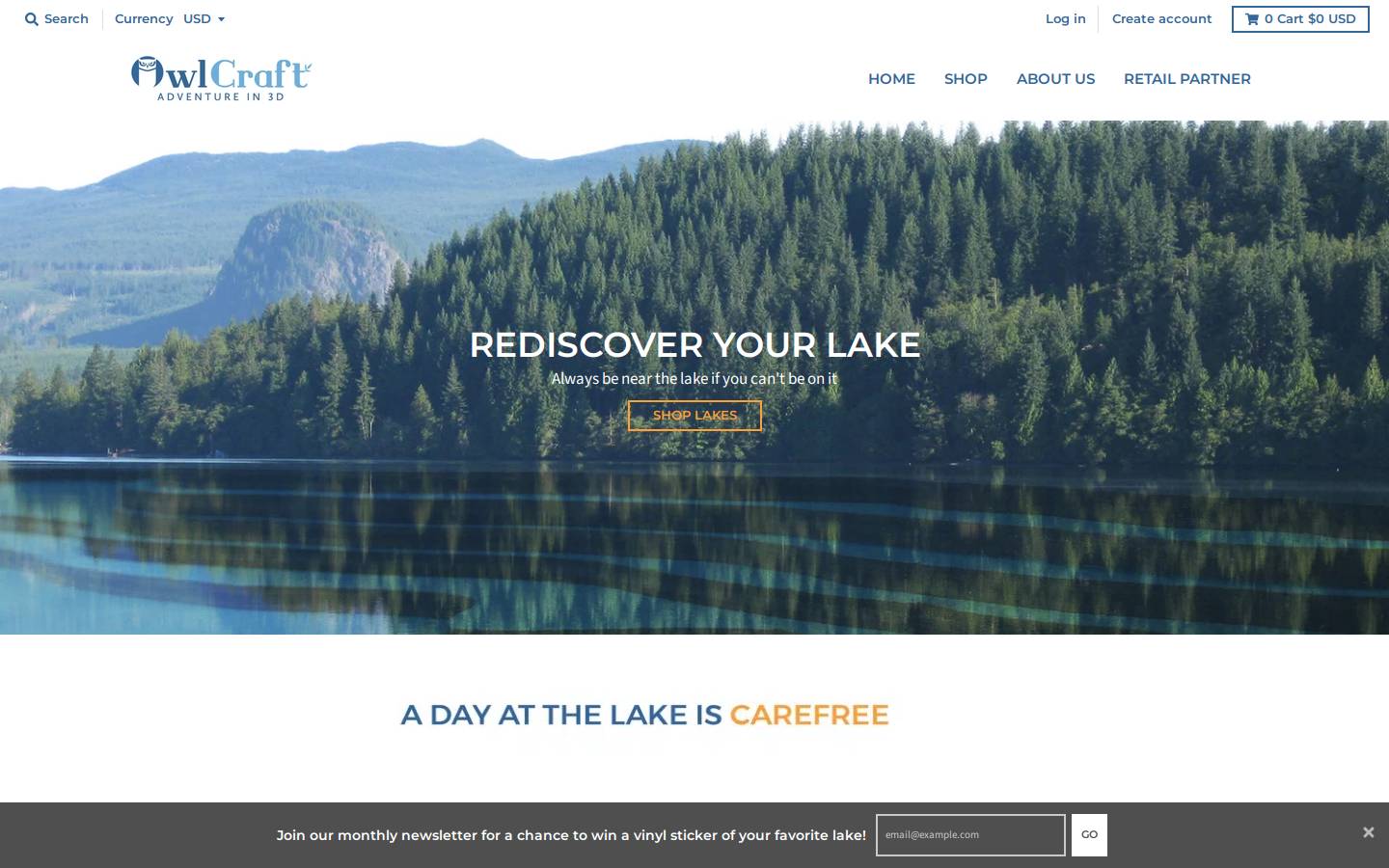 owlcraftmade.com homepage screenshot